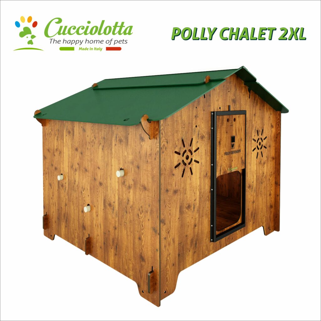 最大15羽の産卵鶏/観賞鶏を飼育できる鶏小屋 POLLY CHALET 2XL